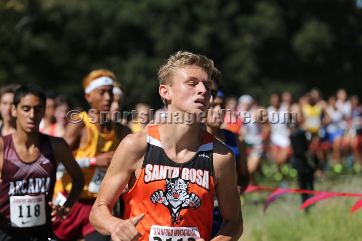 2015SIxcHSSeeded-040.JPG - 2015 Stanford Cross Country Invitational, September 26, Stanford Golf Course, Stanford, California.
